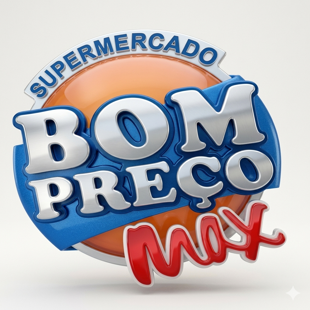 Logo Supermercado Bom Preço Max